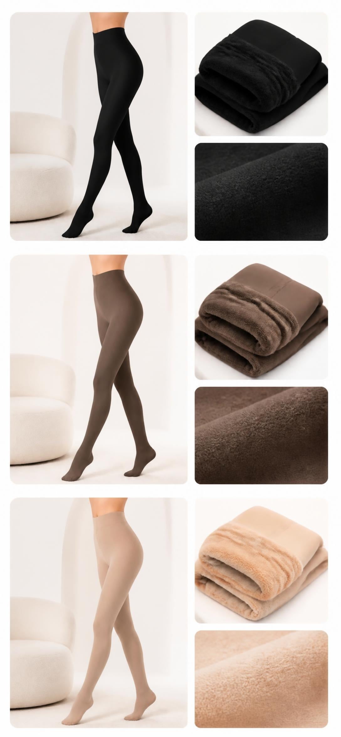 Collant Polaire SCULPTEA - Coloris disponibles
