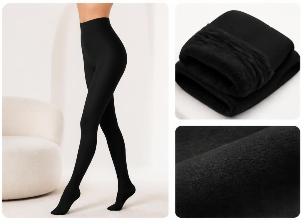 Collant Polaire SCULPTEA - Noir